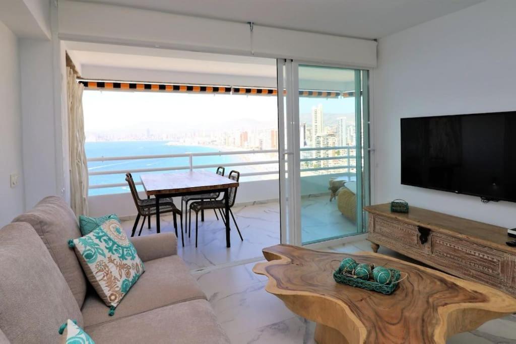 Luxurious 2-Bedroom Apt With Stunning Views, 1St Line On Levante Beach, Benidorm Ngoại thất bức ảnh