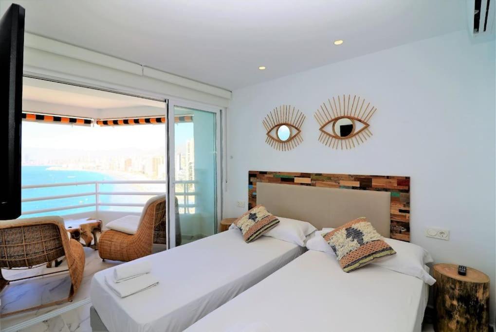 Luxurious 2-Bedroom Apt With Stunning Views, 1St Line On Levante Beach, Benidorm Ngoại thất bức ảnh